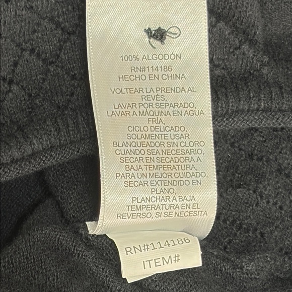 Frye Black Scalloped V-Neck Cardigan - Picture 10 of 10